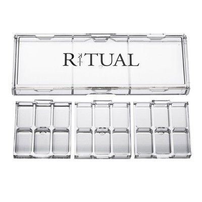 Empty Makeup Palette | 18 Wells | Modular Interchangeable Depotting System | ...