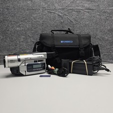 Sony DCR-TRV520 Digital8 Hi8 Handycam Video Transfer VCR Case Charger Tested