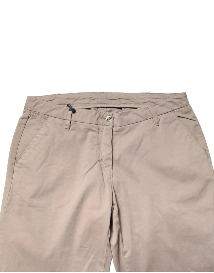 U. S. Polo Assn. Beige Algodón Elástico Recto Media Cintura Pantalones Hombre - Imagen 4 de 4