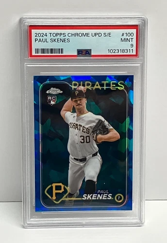 2024 Topps Chrome Update PAUL SKENES S/E Rookie card #100 PSA 9 MINT