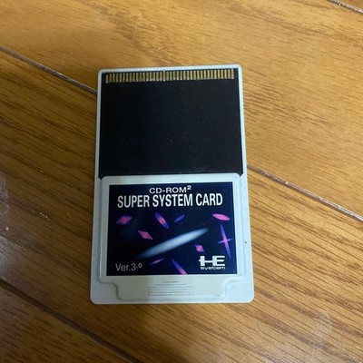 PC Engine Super System Card Ver.3.0 HuCARD CD-ROM² NEC Tested Japan Working 22