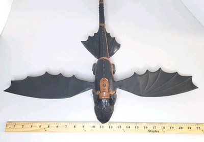 How to Train Your Dragon Toothless Night Fury Action Figure 22'' Wingspan! 2013
