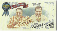 2019 TOPPS ALLEN AND GINTER MINI DREAMS OF BLUE RIBBONS #DBR14 HOT DOG EATING CO