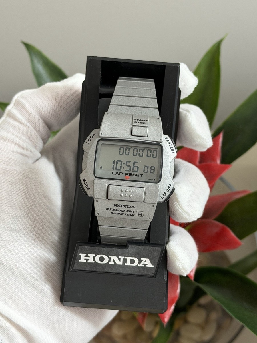 NOS Rare Vintage Seiko Honda F1 Grand Prix Racing Team Sports