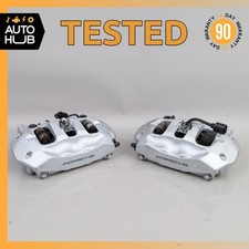 11-18 Porsche Cayenne 958 Touareg Rear Brake Calipers Set 7p5615404ad Oem