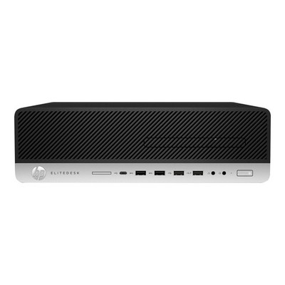 HP EliteDesk 800 G4 SFF Intel i5-8500 3 GHz 8 GB 256 GB SSD W11H Desktop, Black