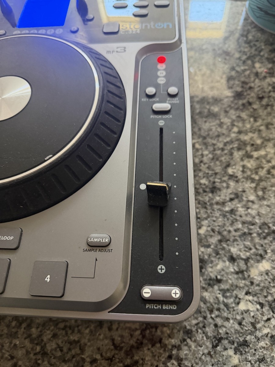 Stanton C.324 Tabletop DJ Turntable Mixer CD Player Needs Repair