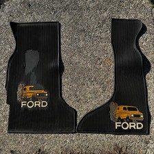 1975-1991 Ford Econoline Van All-weather Rubber Floor Mats Boogie Van 75-91 Rare