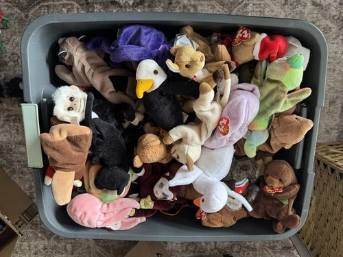 8 random Vintage Ty Beanie Buddies All new with original tags
