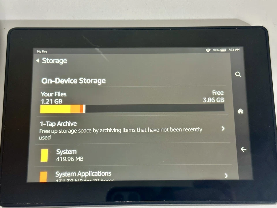 Amazon Kindle Fire HD 3rd Generation Tablet P48WVB4 Black Fully Tested - Image 2 of 4