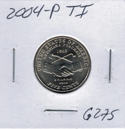 2004-P Jefferson Nickel — photo from the most recent tracked eBay sale