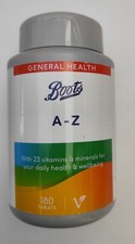 Boots A-Z Complete Vitamins & Minerals 180 Tablets 6 Months Supply 1x 180 pack