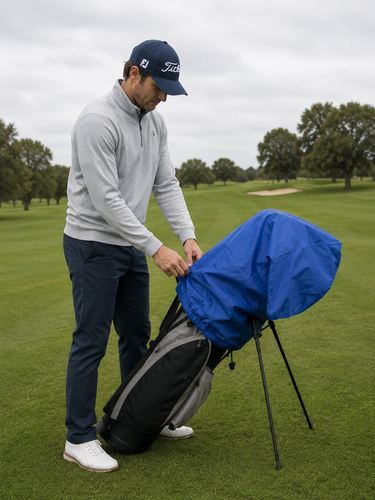 Golf Bag Rain Hood Cover Waterproof Protection Lightweight Color Options - Picture 13 of 43