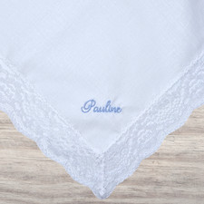Personalised Lace Handkerchief