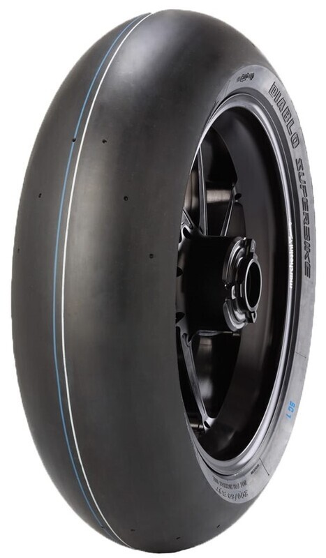 Pneu PIRELLI DIABLO SUPERBIKE SC1 140/70 R 17 NHS TL pour moto de compétition sur circuit