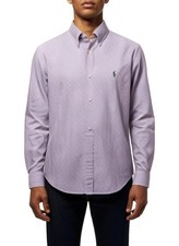 Polo Ralph Lauren Curham Purple Stripe LS Buttondown XL EUC
