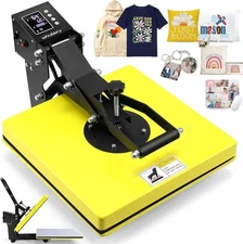 Heat Press Machine 15x15 Slide Out Digital Clamshell Transfer Machine T-Shirts⚡