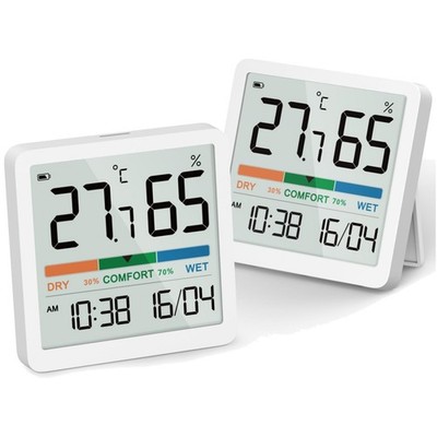 Thermometer Hygrometer Digital Innenraum Temperatur Feuchtigkeitsmesser LCD A...