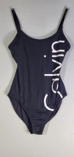 Calvin Klein One Piece Black Swimsuit Sz 6