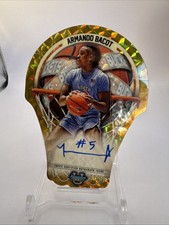 2023 Bowman U #BDA-AB Armando Bacot Buckets Die-Cut Auto Geo Gold Refractor #/50