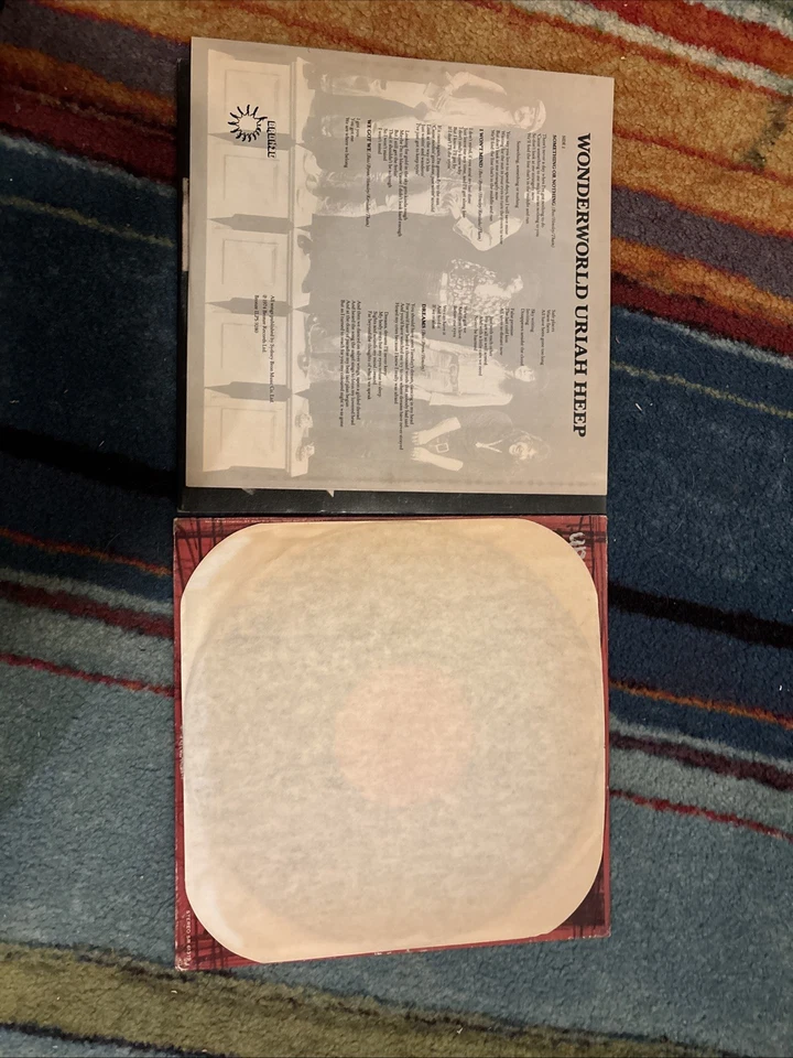 Uriah Heep Salisbury / Wonderworld Vinyl Record Foto 4 de 4