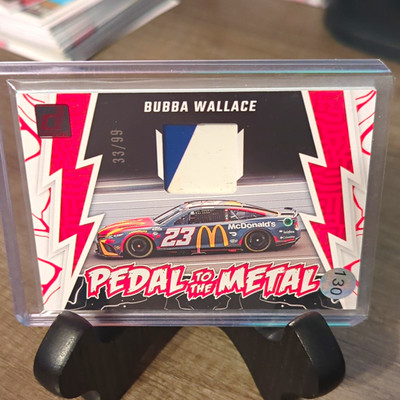 Panini 2024 Donruss NASCAR Pedal to the Metal Bubba Wallace Red PMM-BW /99