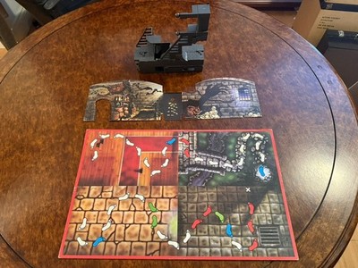 VINTAGE 1985 MB SPIELE GEISTERSCHLOSS SPUKHAUS BRETTSPIEL TREPPE NUR TEILE