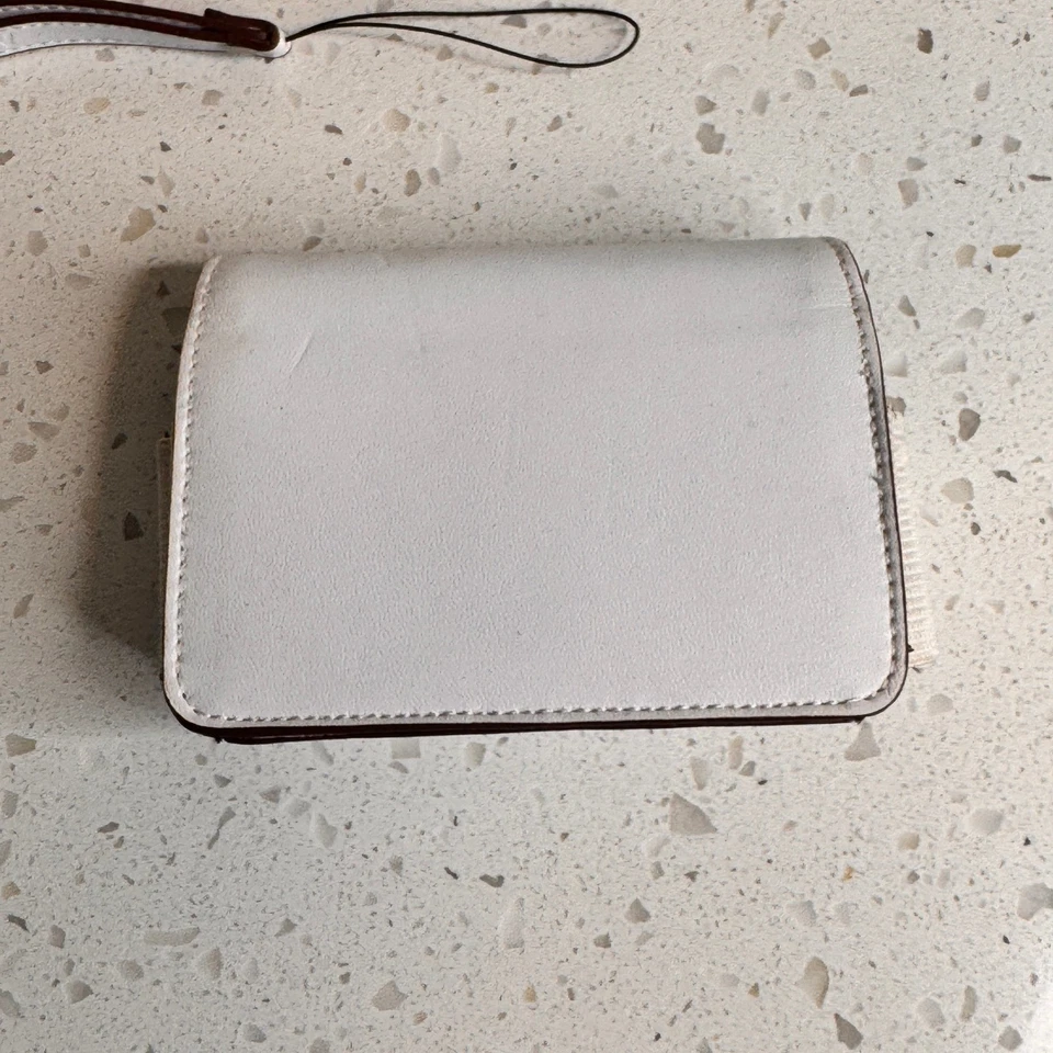 Nikon Camera Case White Polka Dot Interior Wrist Strap Cute Fits standard Small - Image 3 of 4