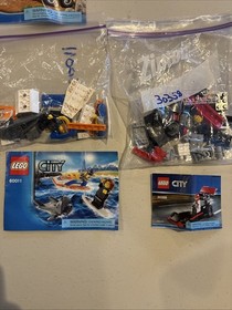 Lego City Sets (60002+4201+60082+60011+30358) (Complete)