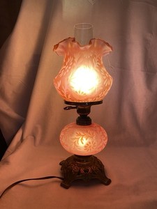Fenton Daisy and Fern Lamp | eBay