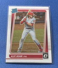 2021 Panini Donruss Optic #35 Alec Bohm RC Philadelphia Phillies