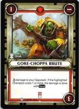 Gore-Choppa Brute Age Of Sigmar 112/278 Uncommon Warhammer CCG TCG