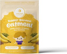 2-Pack Purely Kids Organic Banana Toddler Oatmeal, All Natural, Dairy Free, Glut