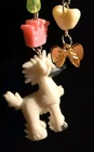 Vintage Pokemon Toy Furfrou Keychain