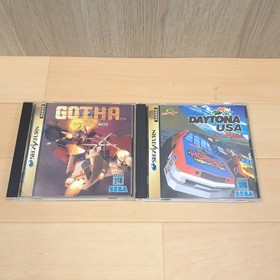 Japanese Sega Saturn Console Bundle with 2 Controllers & 5 Games DAYTONA USA