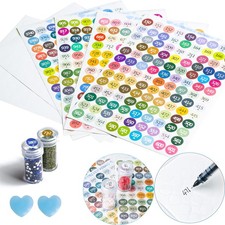 forever young Diamond Painting Labels as 1 Set, Round