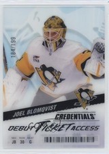2024 Upper Deck Credentials Acetate Debut Ticket Access /199 Joel Blomqvist 1ro3