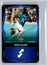2024 UNO Elite Core Edition - Blue #004 Josh Hines-Allen Jacksonville Jaguars