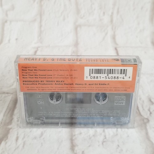 Now that we found love Heavy D and the Boyz Cassette Single 1991 MCA - Picture 12 of 12