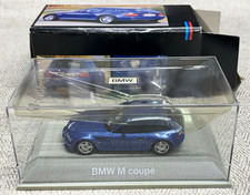 BMW M Coupé 1997 BMW M Coupe dealer series 1:43 Scale Blue Diecast Model w/ Case