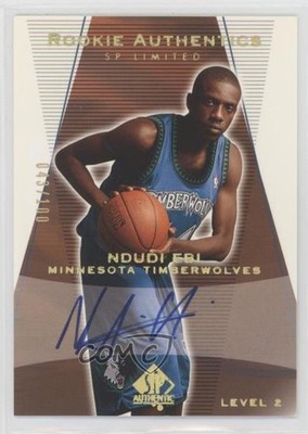 2003-04 SP Authentic Authentics Limited 43/100 Ndudi Ebi #170 Rookie Auto RC 7eo