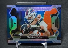Greg Rousseau Lockdown Silver Holo 2025 Panini Prizm Card #9 Buffalo Bills