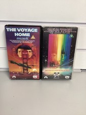 star trek vhs tapes x 2  UP 