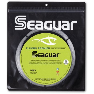 SEAGUAR Big Game Fluoro Premier 150lb 25yd Fluorocarbon Leader (150FPC25)