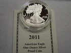 2011 American Eagle Proof Silver One Once Coin