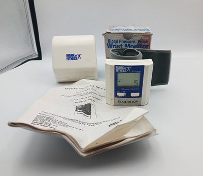 #ad #ad Mark of Fitness Model MF 72 Wristwatch Style Blood Pressure Monitor Works Clean $34.55