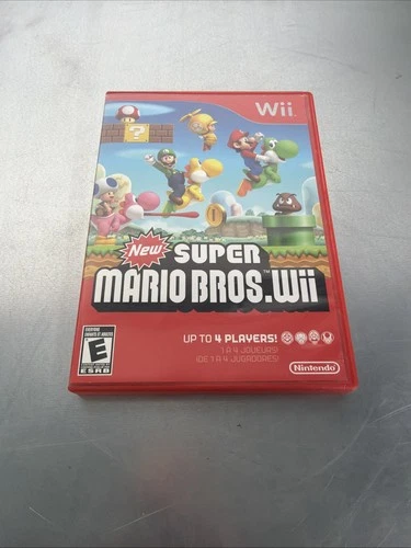 New Super Mario Bros. Wii - Nintendo Wii by Nintendo - Manual Included CIB