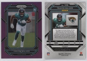 2022 Panini Prizm Rookies Purple Prizm /125 Travon Walker #339 Rookie RC