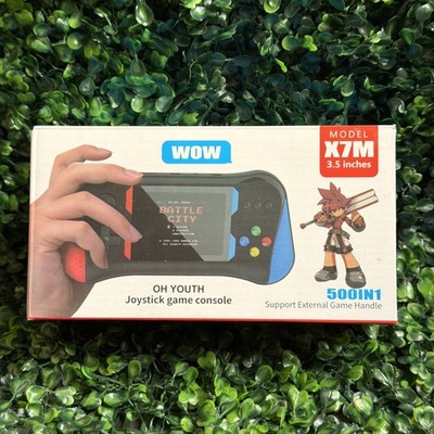 OH YOUTH JOYSTICK GAME CONSOLE- MODEL X7M - 3.5 INCHES -RED & BLUE -