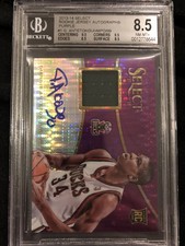 2013-14 Panini Select GIANNIS ANTETOKOUNMPO RC AUTO Purple Prizm /99 BGS 8.5 10